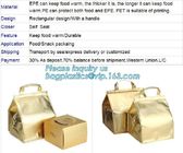 Food Delivery Aluminium Foil Thermal Insulation thermal bag, Custom Logo cooler bag for food,environmental friendly non-