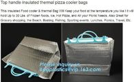 Thermal insulation lunch bag portable cooler bag insulated large capacity insulated picnic bag,thermal leak-proof ice pa