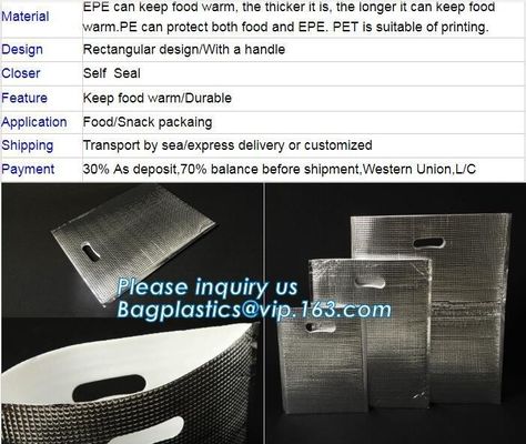 Thermal insulation lunch bag portable cooler bag insulated large capacity insulated picnic bag,thermal leak-proof ice pa