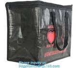 Non-woven laminated thermal insulation cooler bag,custom logo disposable aluminium foil insulation cooler bag BAGEASE