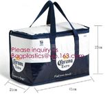 Freezable foldable insulation large lunch cooler bag,Hot sale cooler tote printed non woven food package insulation bags