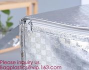 Hot Sale Reusable PP Non Woven Insulation Thermal Cooler Bag for Cake/Ice Cream/Frozen Food,Pearl cotton insulation alum