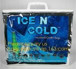 China supplier custom Aluminium foil insulated thermal lunch cooler bag big ice bag for frozen food and lunch bagease