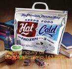 custom bulk waterproof large soft folding food delivery picnic lunch tote grocery cooler bag aluminum foil thermal bags
