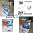 Manufacturer customized portable student instant bag aluminum foil thermal insulation small round food delivery cooler b