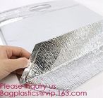 Polyester Wholesale Insulated Ice Wine Collapsible Ice Cream Lined Dry Lunch Aluminum Thermal Cooler Bag, Bagease