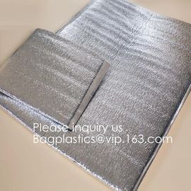 Custom Frozen Food Insulation Foil Liner Aluminum Foil Bubble Thermal Insulation Bag,Imprint Portable Non-Woven Large In