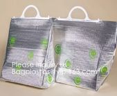 Custom Frozen Food Insulation Foil Liner Aluminum Foil Bubble Thermal Insulation Bag,Imprint Portable Non-Woven Large In