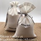 Double Canvas Drawstring Bag Cotton Pouch Gift Sachet Bags Muslin Bag Reusable Tea Bag,Organic Cotton Reusable Produce B