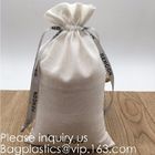 Double Canvas Drawstring Bag Cotton Pouch Gift Sachet Bags Muslin Bag Reusable Tea Bag,Organic Cotton Reusable Produce B