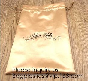 High Quality Gift Small Bag,Gift Shopping Bag,Super Soft White Black Rose Gold Silk Drawstring Bag,Graograin Satin Pouch