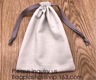 Packs Cotton Muslin Bags with Drawstring, Natural Color,handle cotton eco friendly super strong great choice for daily u