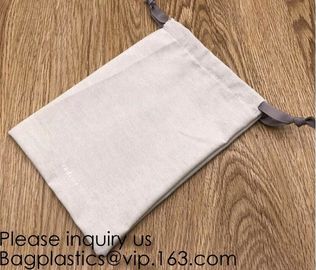 Packs Cotton Muslin Bags with Drawstring, Natural Color,handle cotton eco friendly super strong great choice for daily u