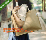 Heavy hold support Jute bag OEM Customized printing waterproof and reusable jute shopping bag with inner JUTE BAGS CARRI