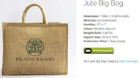 Jute big bag,jute tote with front pocket,tote box,laminated jute bag,Excellent quality low price importer of jute tote s