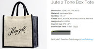 Jute big bag,jute tote with front pocket,tote box,laminated jute bag,Excellent quality low price importer of jute tote s