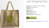 Large jute gift tote,jute shipping tote,jute cinch bag,reusable custom shopping tote jute bag,Promotional jute shopping