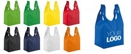 Spectrum Grocery Tote, Nonwoven polypropylene, Forest green, Lime, Natural, Navy, Orange, Pink, Black, Purple, red, roy