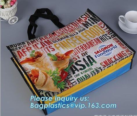 PP woven handle /Nylon webbing handle, CMYK full coverage /Heat transfer /Heat sublimation, Promotional /Shopping /Packa