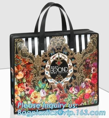 Promotional Customized Nonwoven Recycle PP Non Woven Bag, Promotional Gift Foldable Printed Garment Cheap Tote Fabric Re