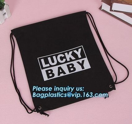 Fashion Eco Friendly Advertising Non Woven Drawstring Bag, Promotional pp non woven drawstring travel shoes bags, bageas