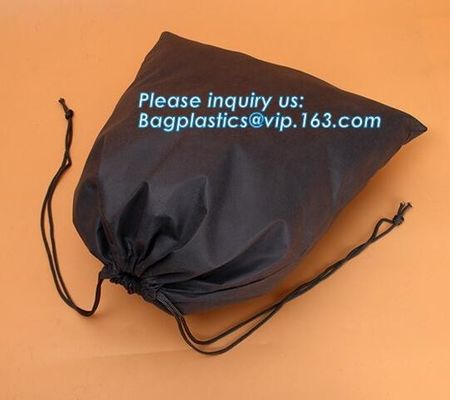 Customized non woven drawstring bags， digital full color printing non woven drawstring bag for promotional event bagease