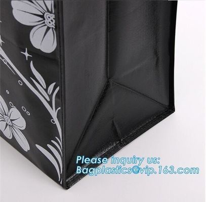 Customize non woven advertising drawstring bag, Small nice various colors nylon string pp non woven drawstring bag, bage