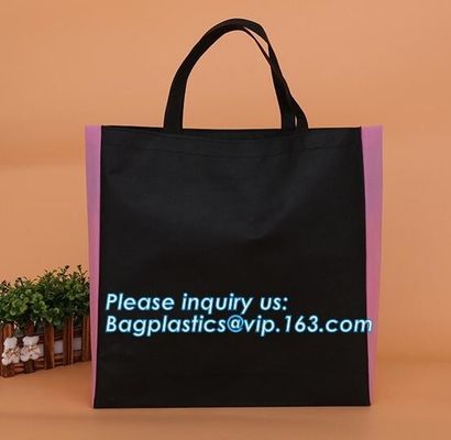 cambrel bags non woven bag, logo printed reusable cheap shopping u cut non woven bag, promotional Design fashion style c