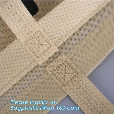 wholesale fashion 38*42*10cm 80gsm 100% pp non woven bag with handle, gusset and bottom, Promotional Cheap Customized Fo