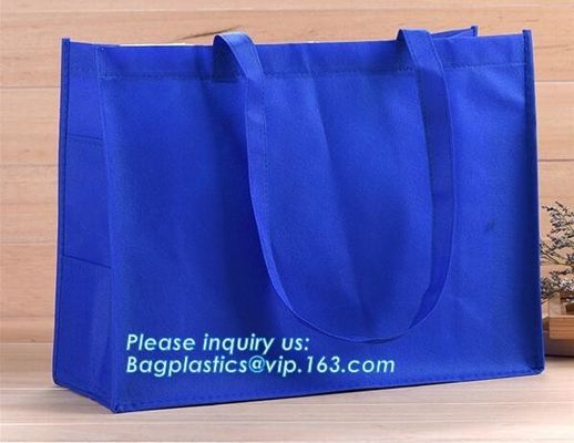 Tote 120g 80gsm 90gsm Advertising Nonwoven 100% Biodegradable Non Woven Bag, Custom Promotional Gift Foldable PP Printed