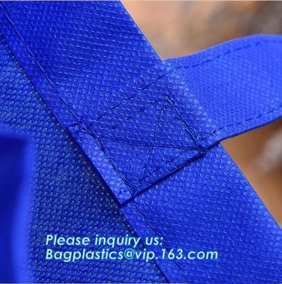 Tote 120g 80gsm 90gsm Advertising Nonwoven 100% Biodegradable Non Woven Bag, Custom Promotional Gift Foldable PP Printed