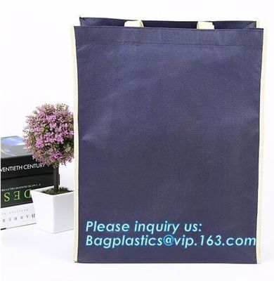 Custom Promotional Gift Foldable PP Printed Garment Cheap Drawstring Tote Fabric Laminated Recyclable Non Woven Bag, pkg