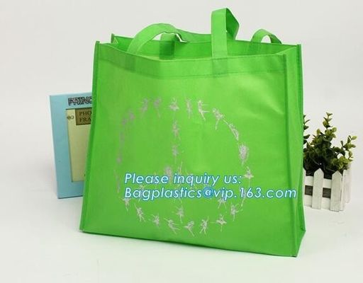 Cheap 100% New Recyclable Whole Bag Heat Sealed Machine Made PP Non Woven Bag with Strip, bagplastics, bagease, pak, pkg