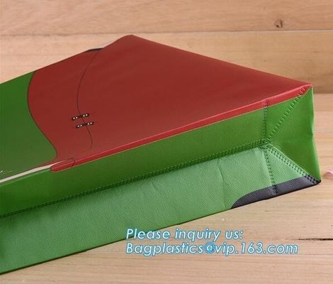 Cheap 100% New Recyclable Whole Bag Heat Sealed Machine Made PP Non Woven Bag with Strip, bagplastics, bagease, pak, pkg