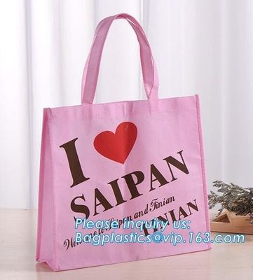 Customized printed logo Eco Friendly Non Woven Bag, Promotional Custom Printed Recycle Bag Foldable Heat Seal Laminated
