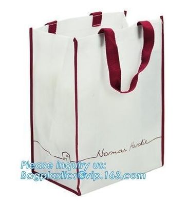 wholesale custom printed logo gift non woven bag/handle shipping bag for clothes and fashion, custom printing grocery to