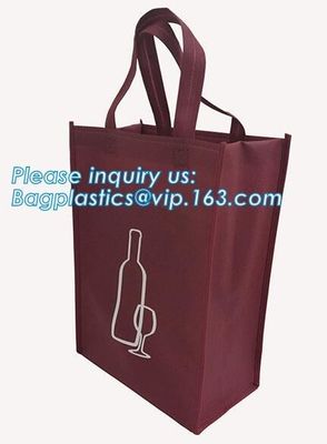 Customized foldable shopping trolley bag non woven bag for supermarket, Promotional popular custom shopping laminated no