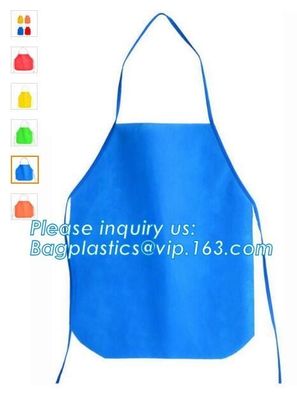fabric apron, texitile apron, woven apron, children apron, non woven cap, noon woven aprons, aprons supplies, bakery apr