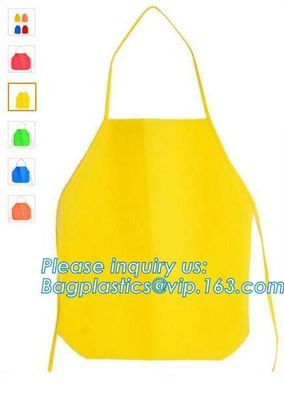 fabric apron, texitile apron, woven apron, children apron, non woven cap, noon woven aprons, aprons supplies, bakery apr