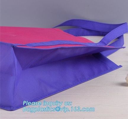 Promotional pp coated custom printed recycled eco tnt grocery non woven bag, Eco friendly promotional custom reusable br