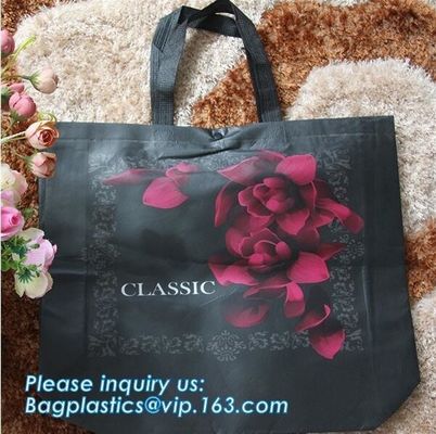 customized promotional laminated gift shopping tote polypropylene pp non woven bag, Fashional hot sale reusable tnt tnt
