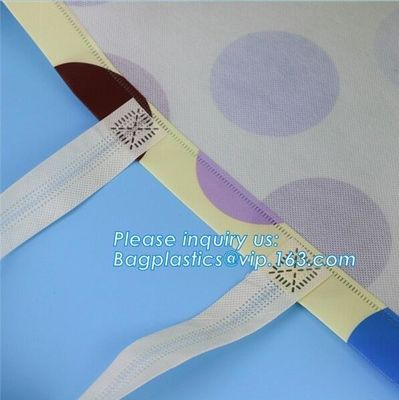 Wholesale Reusable Tote Shopping non woven bags in dubai, Fashion Laser Non Woven Bag with Customized Printing Metallic