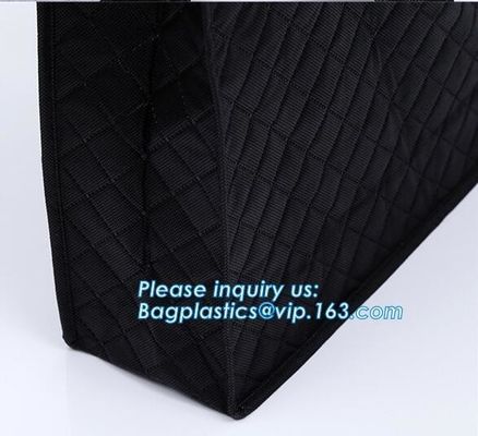 Fashion Laser Non Woven Bag with Customized Printing Metallic Shopping Tote Bag, handbags tote bag custom non woven bag