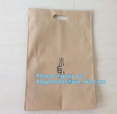 pp non woven bag non woven shopping bag non woven bag, heat seal non woven bag d cut handle cheap garment bag, bagease