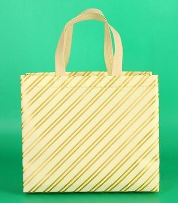 newest style non woven bag for shopping with fashional, Promotional custom metallic laminated non woven bag, fabric reus