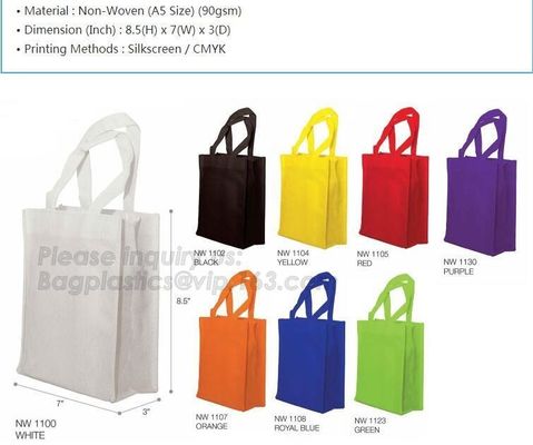 Customized printing recycled promotional shopping tote lamination pp non woven bag, Fashion Design Wholesale Customized