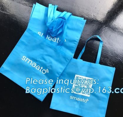 customized nice quality non-woven shopping bag custom logo non woven bag, Promotional pp coated custom printed recycled
