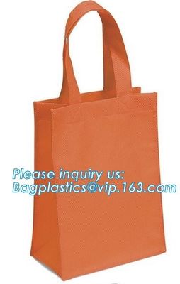 Good quality drink shopping bag non woven bag laminated tote bag, wholesale custom folding fabric carry bag, non woven b