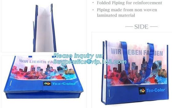 Promotional reusable eco d-cut non woven bag, Factory Price High Quality Laminated PP non woven bag laminated, BAGEASE