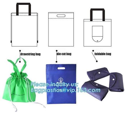 Promotional pp laminated custom printed recycled eco tnt grocery non woven bag, Handled Style shopping available Materia